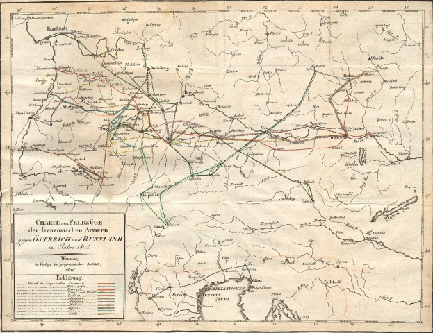 Alte Deutschlandkarte mit schwarzen Grenzen, zeigt detaillierte Straßen und Autobahnen.
