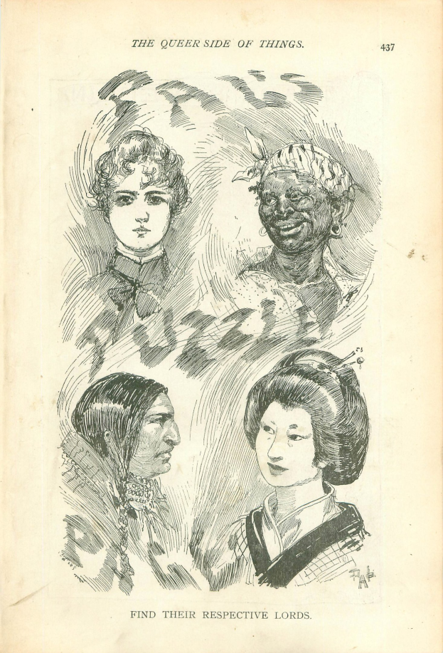 Ein Buchumschlag mit dem Titel "Die queere Seite der Dinge" mit vier illustrierten Frauenköpfen.