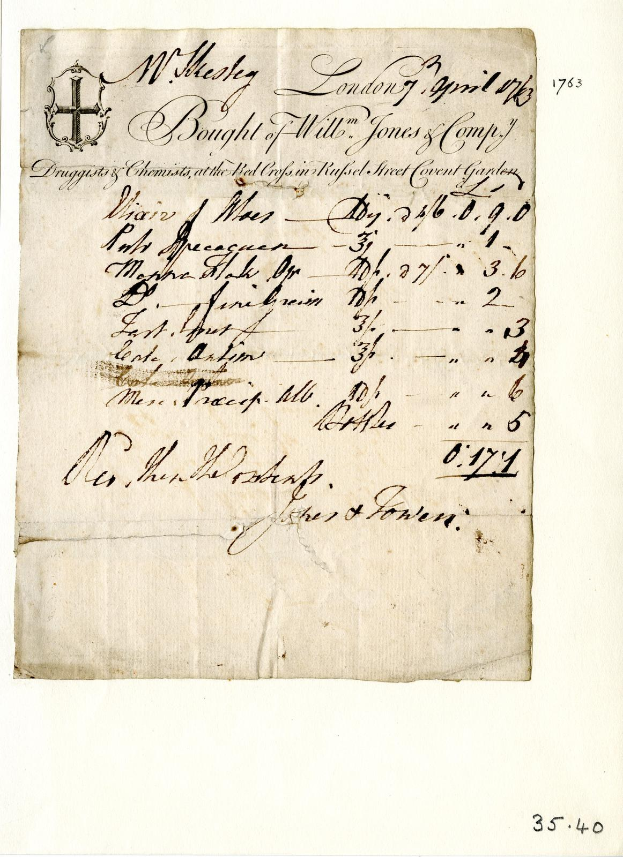 Altes, gelbliches juristisches Dokumententwurf mit sauberer Handschrift, der den Vertrag von William Jones zum Verkauf von Testamenten detailliert.